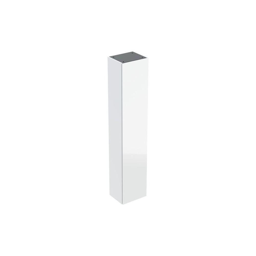 Geberit Hochschrank mit einer Tür 36x180x29,1cm, Weiß hochglänzend/Glas, Weiß... GEBERIT-502316012 4025410126405 (Abb. 1)
