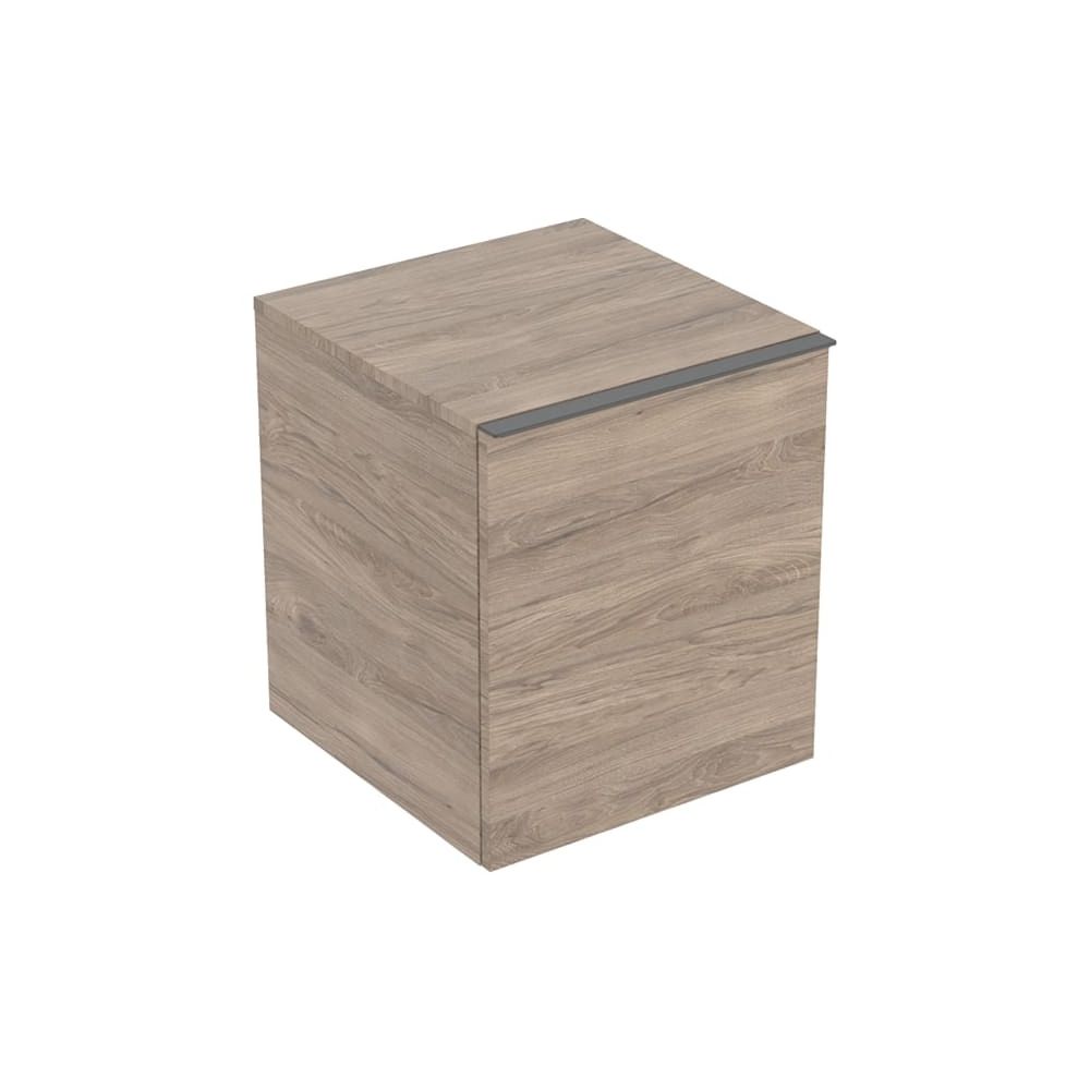 Geberit Acanto Seitenschrank 1 Schublade/Innenschublade H 52cm, Nussbaum hickory Mel... GEBERIT-503010JR1 4025410144485 (Abb. 1)