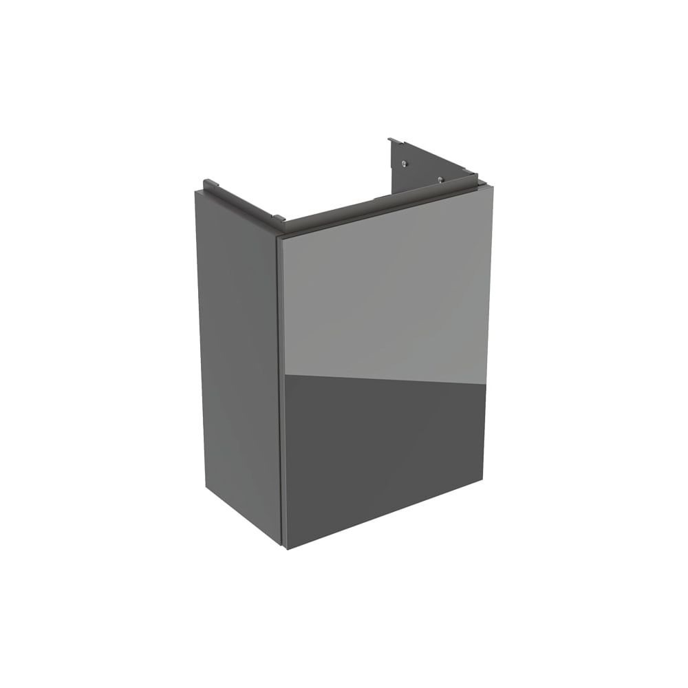 Geberit Acanto Unterschrank für Handwaschbecken 1 Tür WT 40cm Lava lackiert matt/Gla... GEBERIT-503001JK2 4025410126863 (Abb. 1)