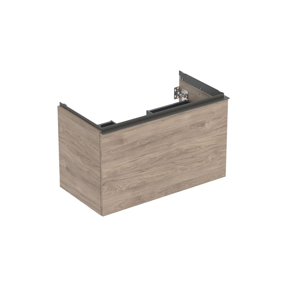 Geberit Acanto Unterschrank für Waschtisch 1 Schublade/Innenschublade WT 90cm, Nussb... GEBERIT-503005JR1 4025410141385 (Abb. 1)