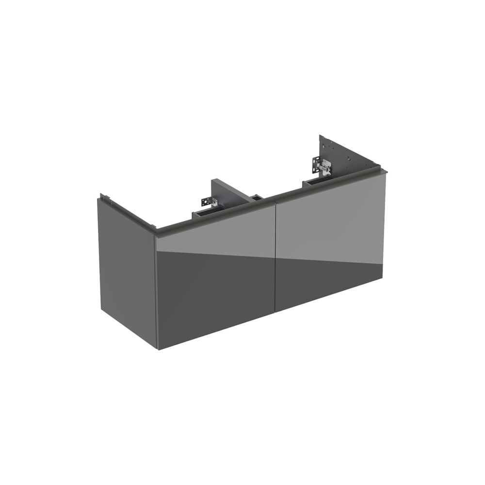 Geberit Acanto Unterschrank für Doppelwaschtisch 2 Schubladen/Innensch WT 120cm Lava... GEBERIT-503007JK2 4025410143495 (Abb. 1)