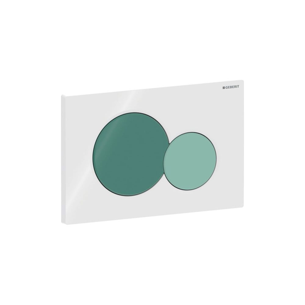 Geberit Drückerplatte Sigma01, 2-Mengen-Spülung, rund, für Bambini, Waldgrün... GEBERIT-115770795 4064746001543 (Abb. 2)