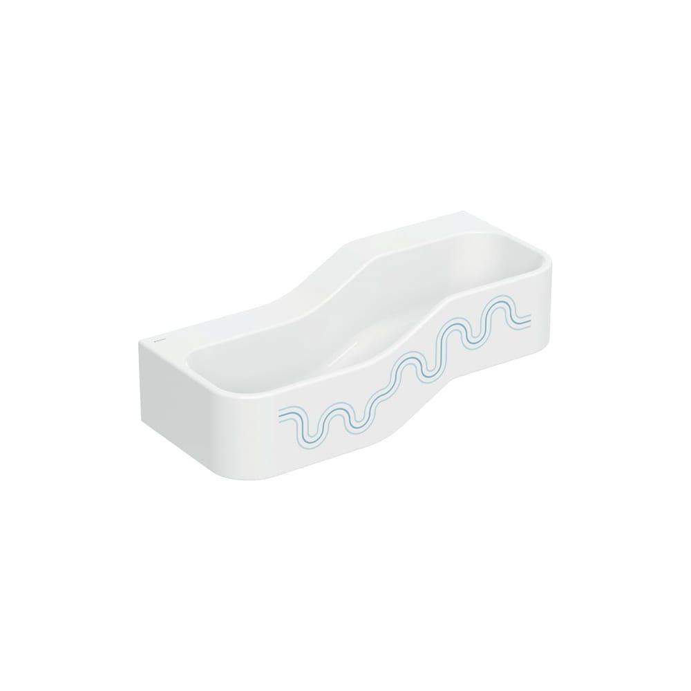 Geberit Bambini Spiel-/Waschlandschaft, 2 Waschplätze, tieferes Becken links B 90cm,... GEBERIT-502973SX2 4064746000300 (Abb. 1)
