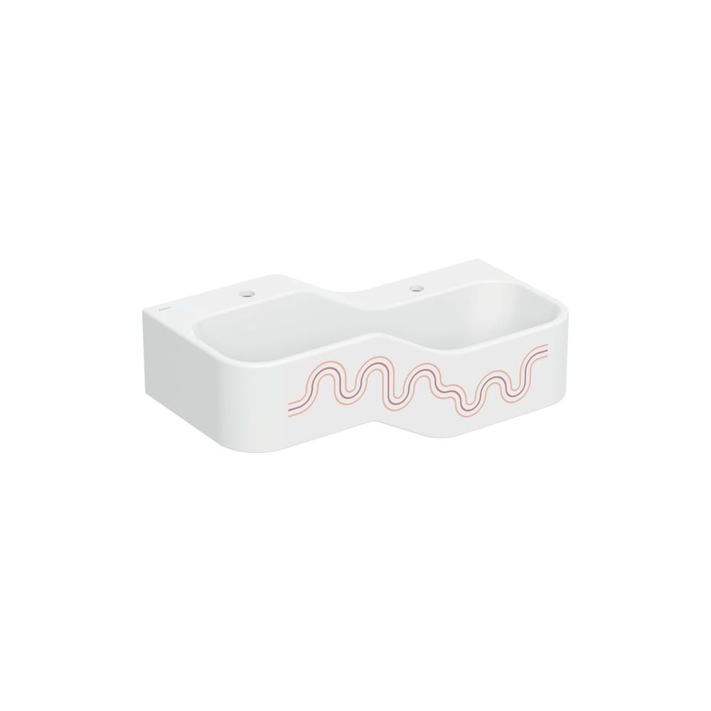 Geberit Bambini Spiel-/Waschlandschaft, 2 Waschplätze, tieferes Becken rechts B 90cm... GEBERIT-502974FY1 4064746000348 (Abb. 1)