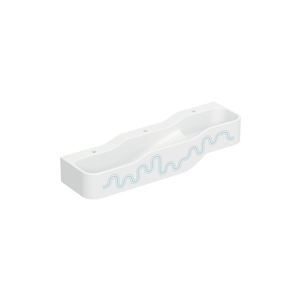 Geberit Bambini Spiel-/Waschlandschaft, 3 Waschplätze, tieferes Becken links B 140cm... GEBERIT-502975SX1 4064746000683 (Abb. 1)