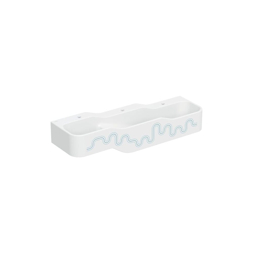 Geberit Bambini Spiel-/Waschlandschaft, 3 Waschplätze, tieferes Becken rechts B 140c... GEBERIT-502976SX1 4064746000751 (Abb. 1)