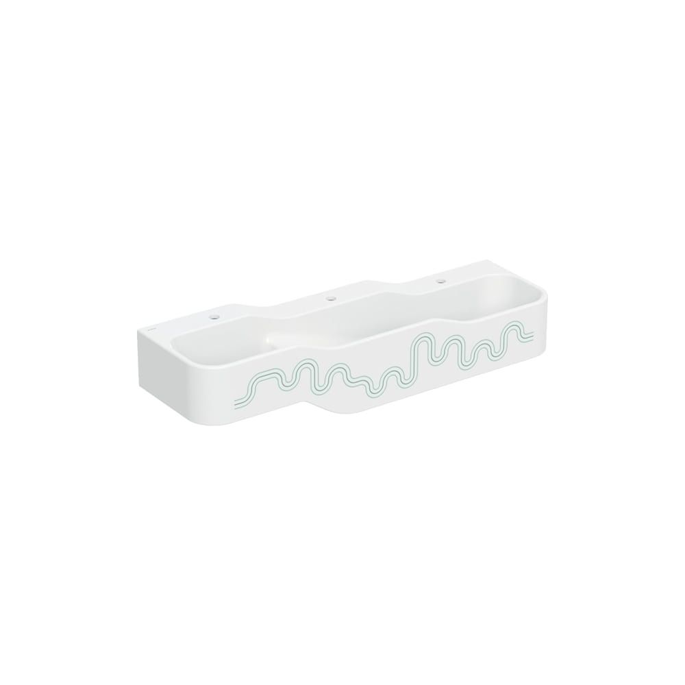 Geberit Bambini Spiel-/Waschlandschaft, 3 Waschplätze, tieferes Becken rechts B 140c... GEBERIT-502976791 4064746000775 (Abb. 1)