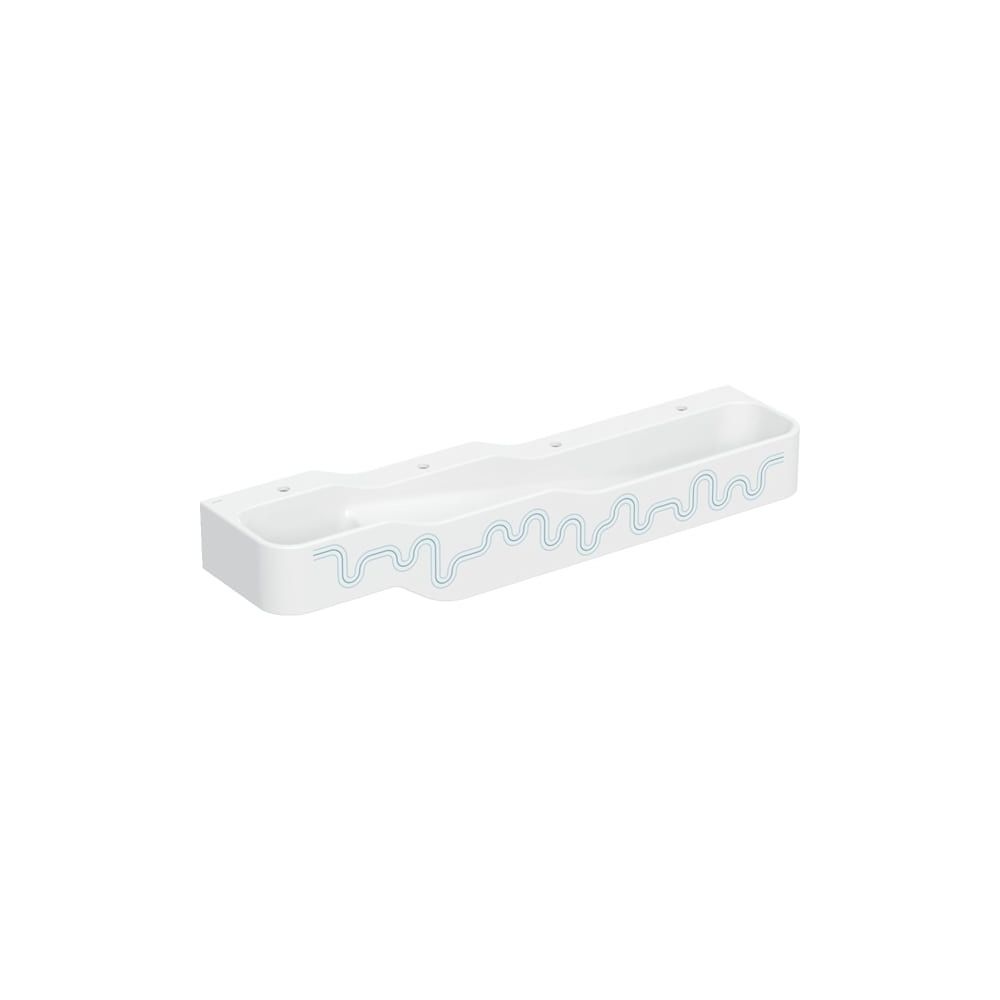 Geberit Bambini Spiel-/Waschlandschaft, 4 Waschplätze, tieferes Becken rechts B 180c... GEBERIT-502978SX1 4064746000898 (Abb. 1)