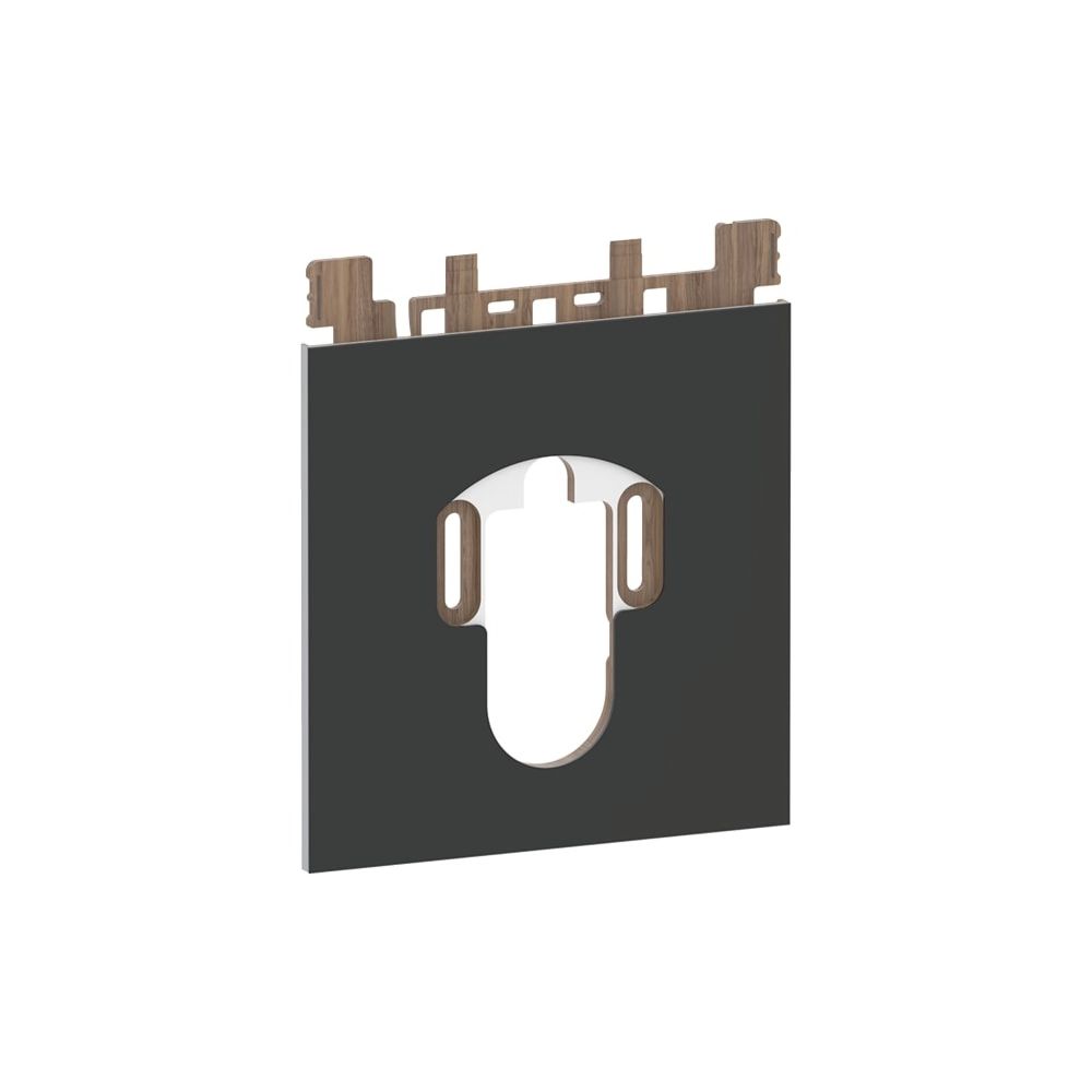 Geberit Designplatte für AquaClean Sela, Mera, unten, Schwarz/Glas... GEBERIT-242903SJ1 4025416204909 (Abb. 2)