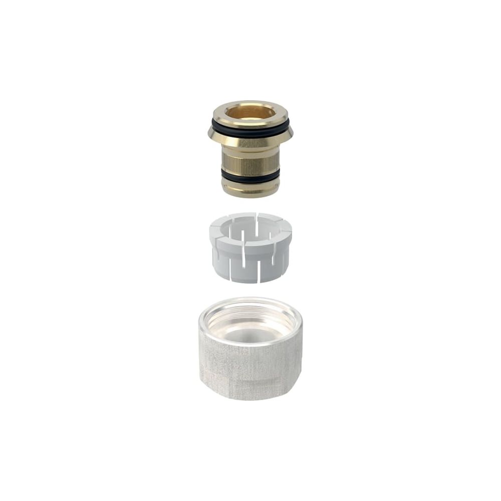Geberit FlowFit Anschlussverschraubung für Eurokonus, für Systemrohre ML, PB d 16mm... GEBERIT-619055001 4064746013287 (Abb. 2)