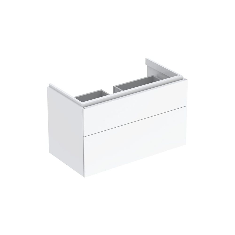 Geberit Xeno2 Unterschrank für Waschtisch, 2 Schubladen, 88x53x46,2cm, Weiß lackiert... GEBERIT-500509011 4025416611745 (Abb. 2)