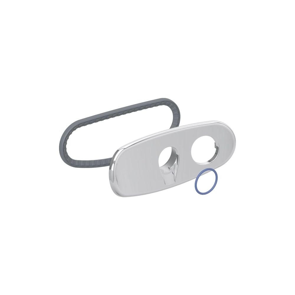 Geberit Blende mit Dichtungssatz für Geberit AquaClean8000plus, Hochglanz verchromt... GEBERIT-250094211 4025416712626 (Abb. 2)