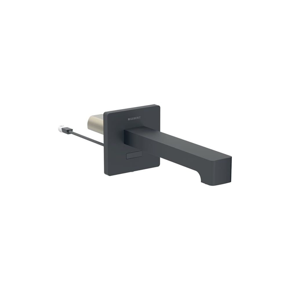 Geberit Brenta Waschtischarmatur, Wandmontage Länge 22cm, Mattschwarz, easy-to-clean... GEBERIT-243679141 4025410064608 (Abb. 2)