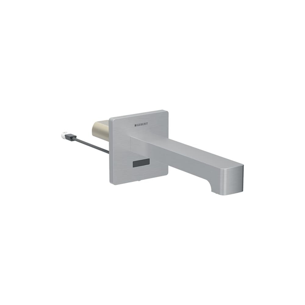 Geberit Brenta Waschtischarmatur, Wandmontage Länge 17cm, Edelstahl gebürstet, easy-... GEBERIT-243678SN1 4025410065551 (Abb. 2)