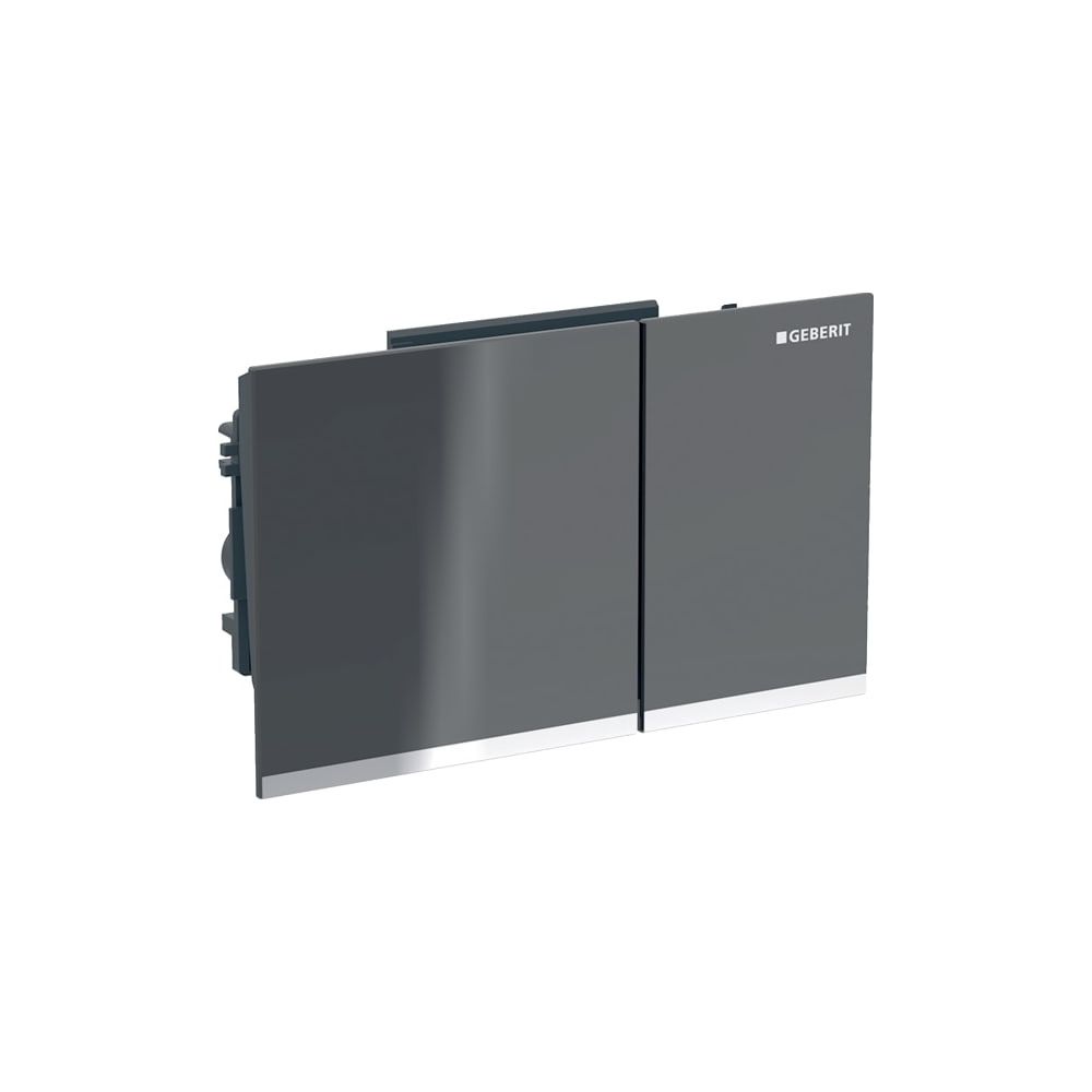 Geberit Omega 60 Drückerplatte, 2-Mengen-Spülung Lava, verspiegelt, Hochglanz verchr... GEBERIT-243118JK1 4025410947031 (Abb. 2)