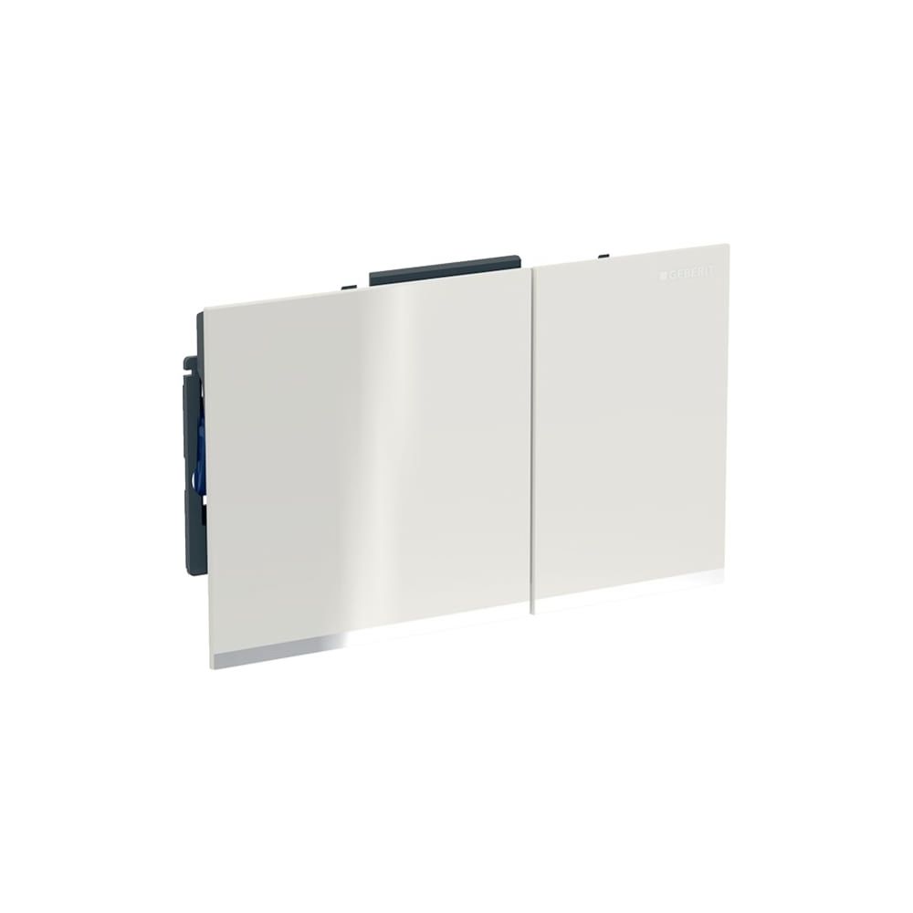 Geberit Sigma 60 Drückerplatte, 2-Mengen-Spülung Sandgrau, verspiegelt, Hochglanz ve... GEBERIT-243415JL1 4025410947093 (Abb. 2)