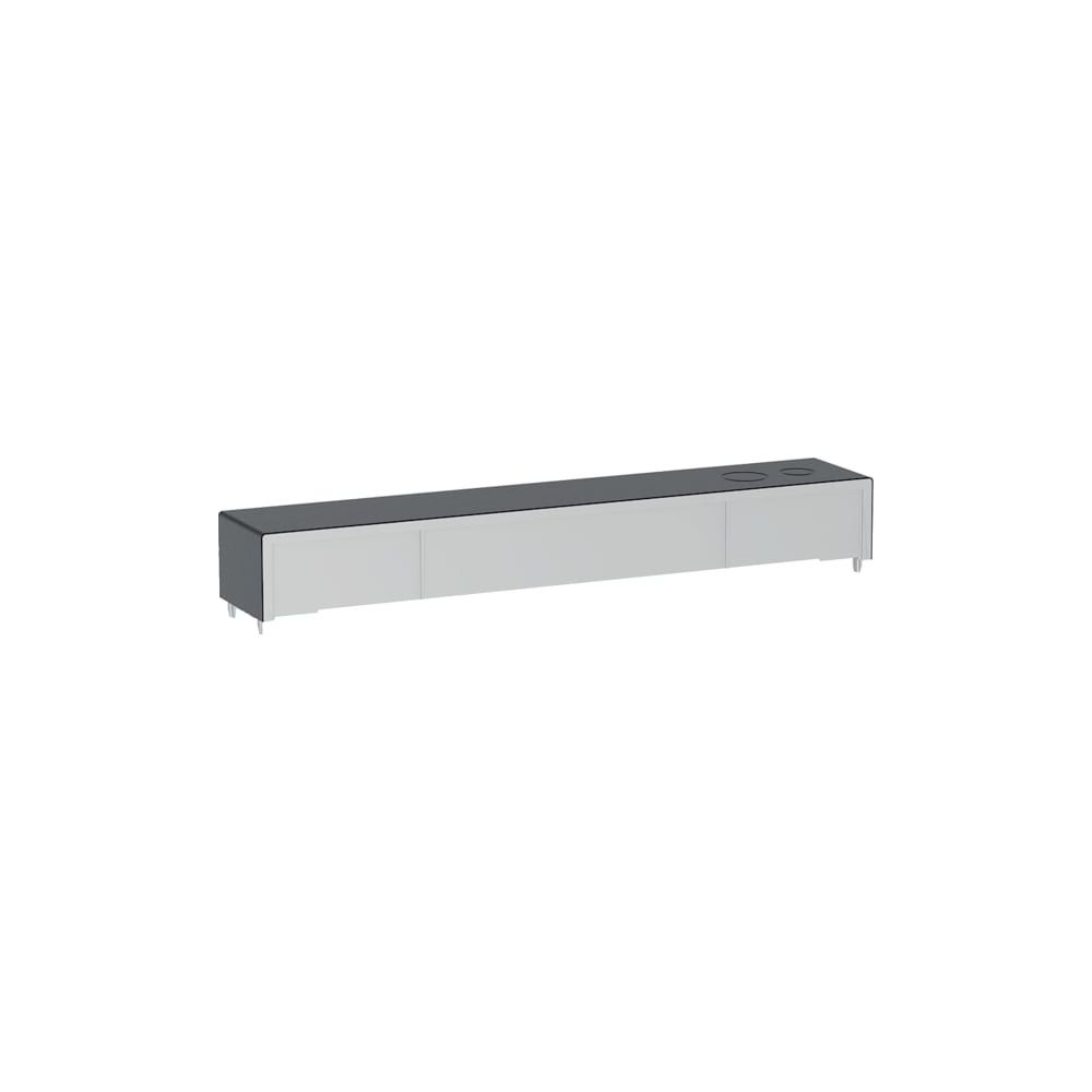 Geberit Spülkastendeckel für Monolith Plus Sanitärmodul für WC, Schwarzchrom/Alumini... GEBERIT-245642001 4025410763921 (Abb. 2)
