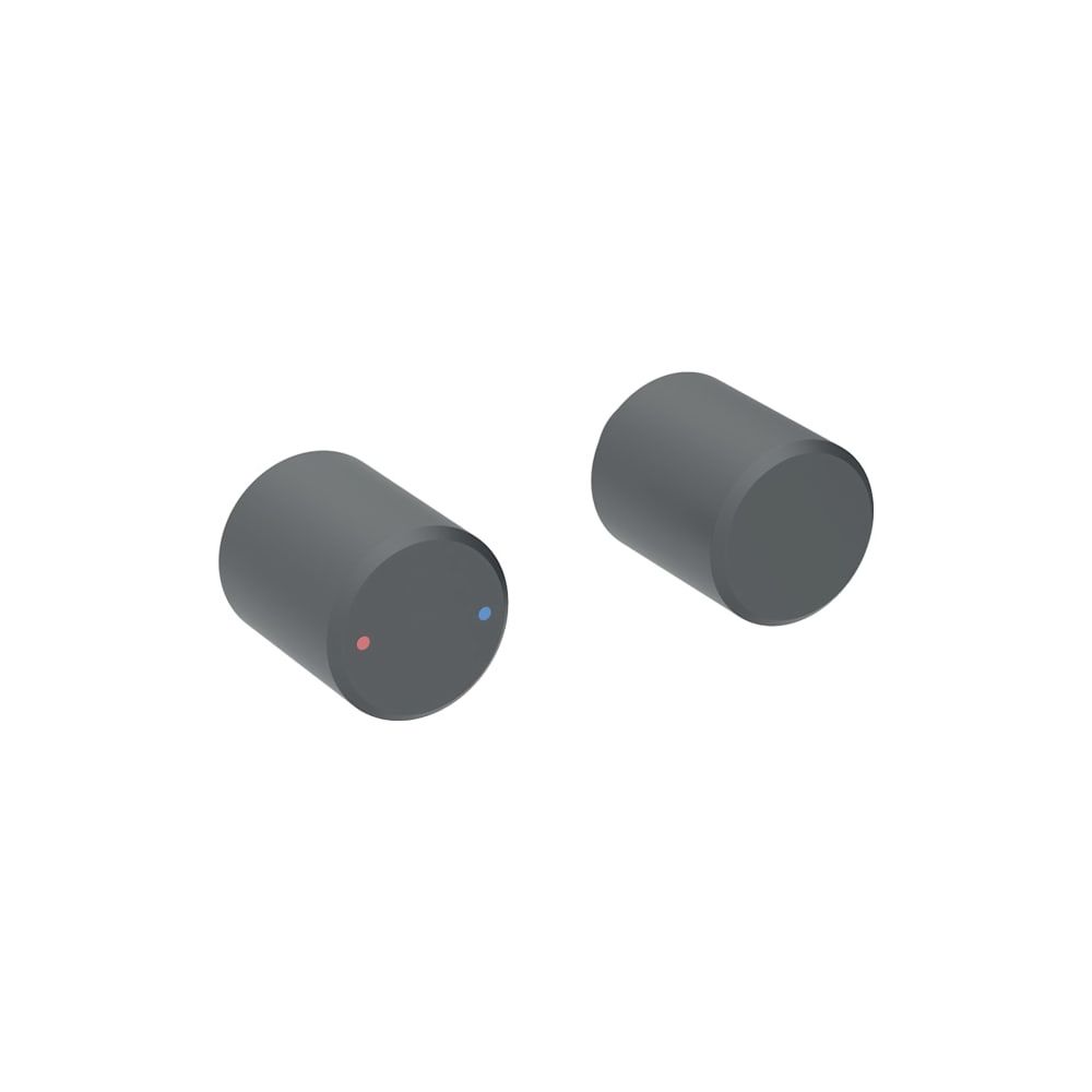 Geberit Set Drehgriffe für Geberit ONE Waschtischarmatur rundes Design, Wandmontage,... GEBERIT-244162141 4025410064622 (Abb. 2)