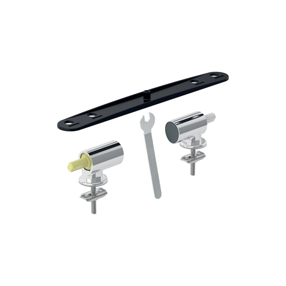 Geberit Acanto Set Scharniere für WC-Sitz, Absenkautomatik, Quick-Release mechanisch... GEBERIT-244202001 4025410529657 (Abb. 2)