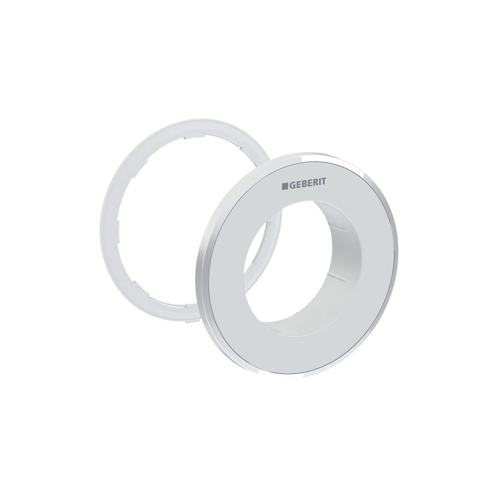 Geberit Typ 10 Rosette für Fernbetätigung Round, UP-Drücker, Mattchrom, easy-to-clea... GEBERIT-242963JQ1 4025410743503 (Abb. 2)