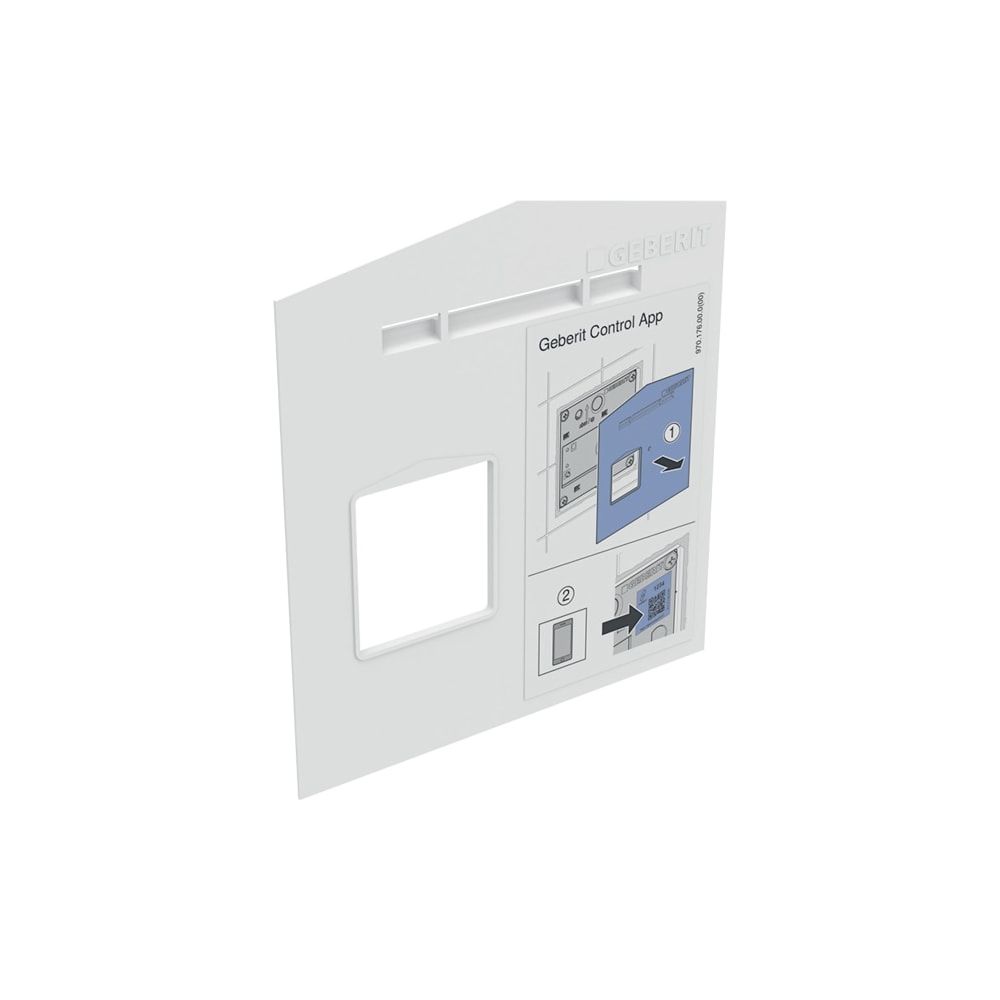 Geberit Spritzschutz für Unterputzurinalsteuerung... GEBERIT-244924001 4025410946522 (Abb. 2)