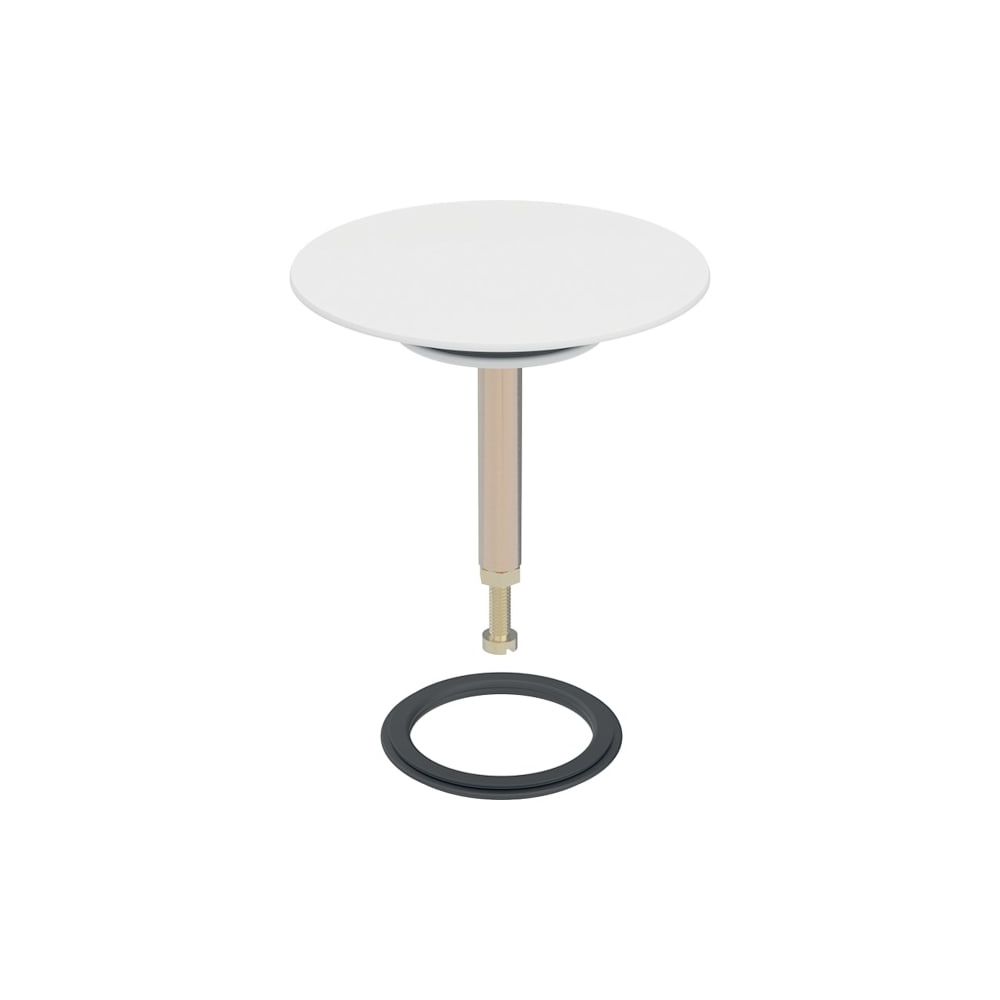 Geberit Ventilstopfen d72/35x5,5 für Badewanne Ablauf, Alpinweiß... GEBERIT-245435111 4025410604774 (Abb. 2)