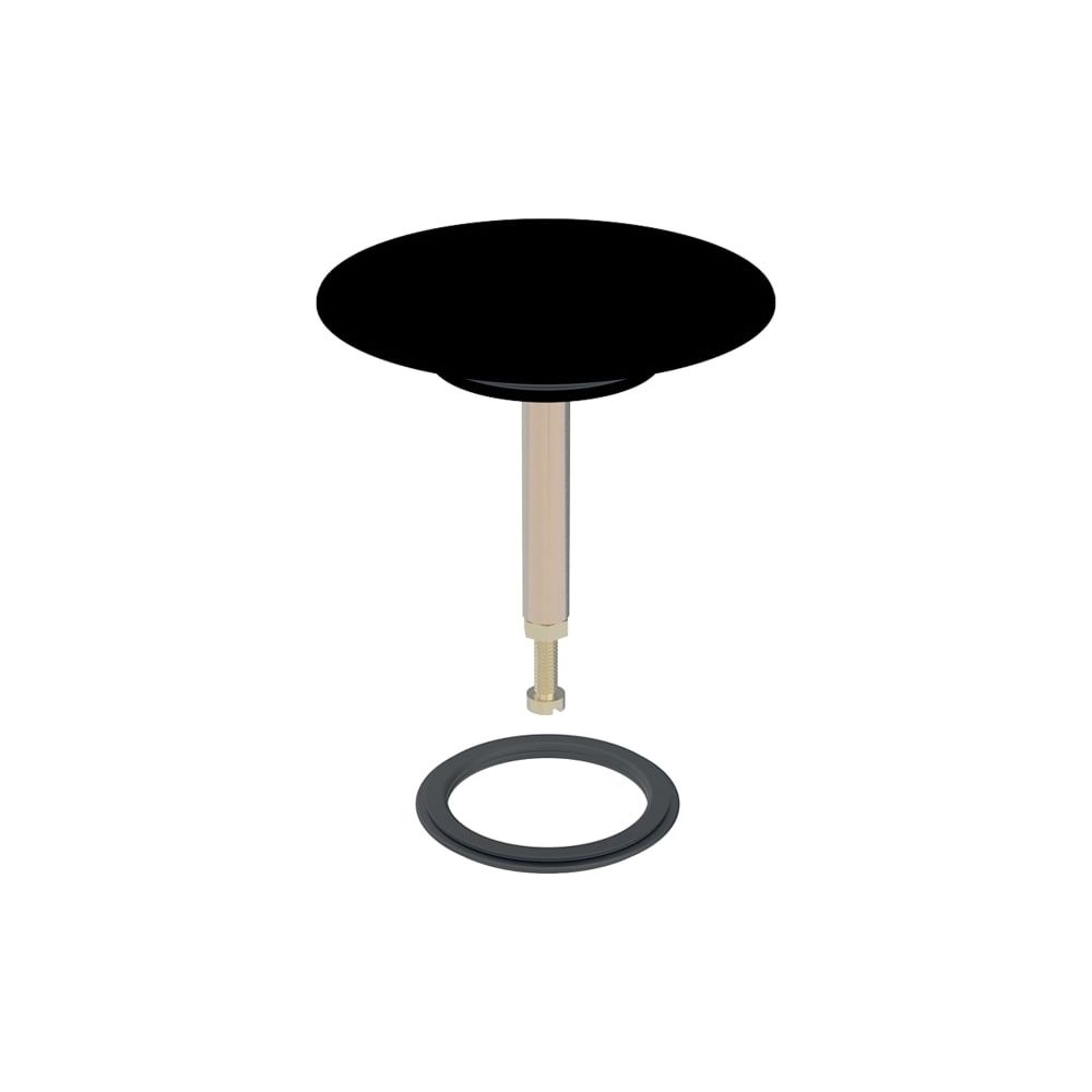 Geberit Ventilstopfen Mattschwarz d72/35x5,5 für Badewanne Ablauf... GEBERIT-245435141 4025410626417 (Abb. 2)