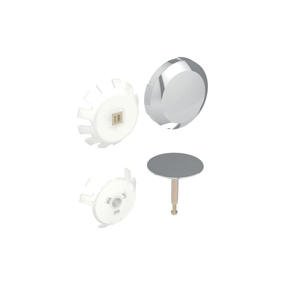Geberit Fertigbauset für Badewannenablauf mit Rundgewinde, Hochglanz verchromt... GEBERIT-245441211 4025410627933 (Abb. 2)