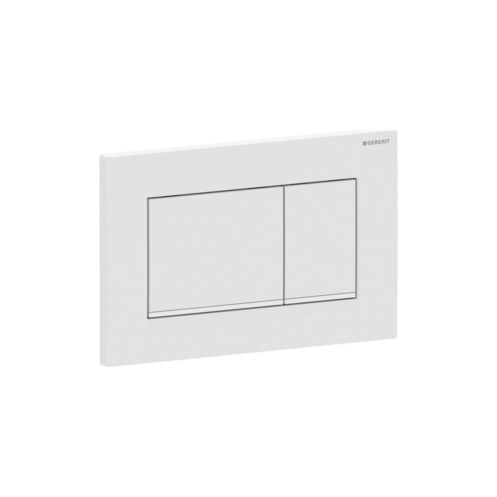 Geberit Drückerplatte Sigma20 mit 2-Mengen-Spülung, Weiß Weiß matt lackiert, Easy to... GEBERIT-115883011 4025410759573 (Abb. 5)