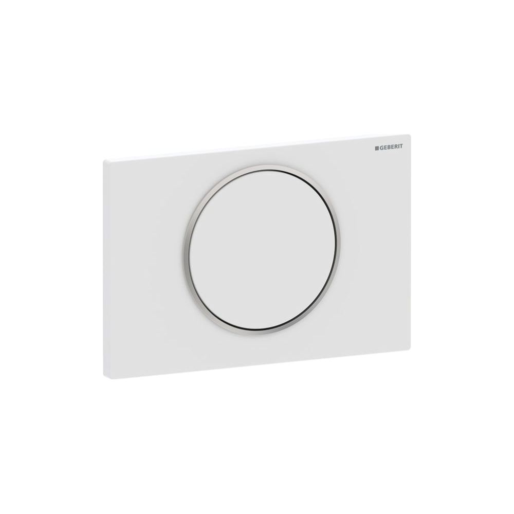 Geberit Drückerplatte Sigma10, für Spül-Stopp-Spülung Weiß matt lackiert, poliert, E... GEBERIT-115758JT5 4025410635549 (Abb. 5)