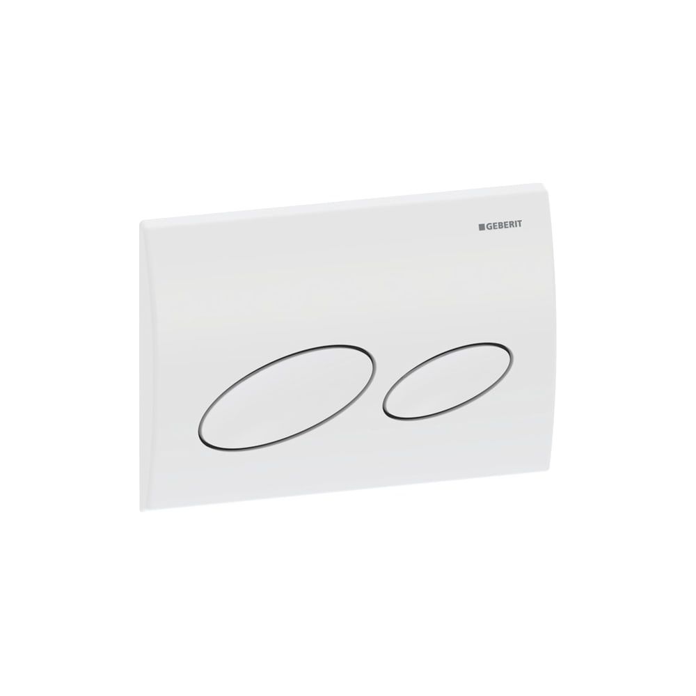 Geberit Betätigungsplatte Kappa20, 2-Mengen-Spülung, Kunststoff, Weiß, 115228111... GEBERIT-115228111 4025416838685 (Abb. 5)
