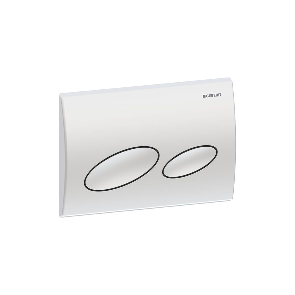 Geberit Kappa20 Betätigungsplatte, Kunststoff, 2-Mengen-Spülung, Chrom matt... GEBERIT-115228461 4025416838692 (Abb. 4)