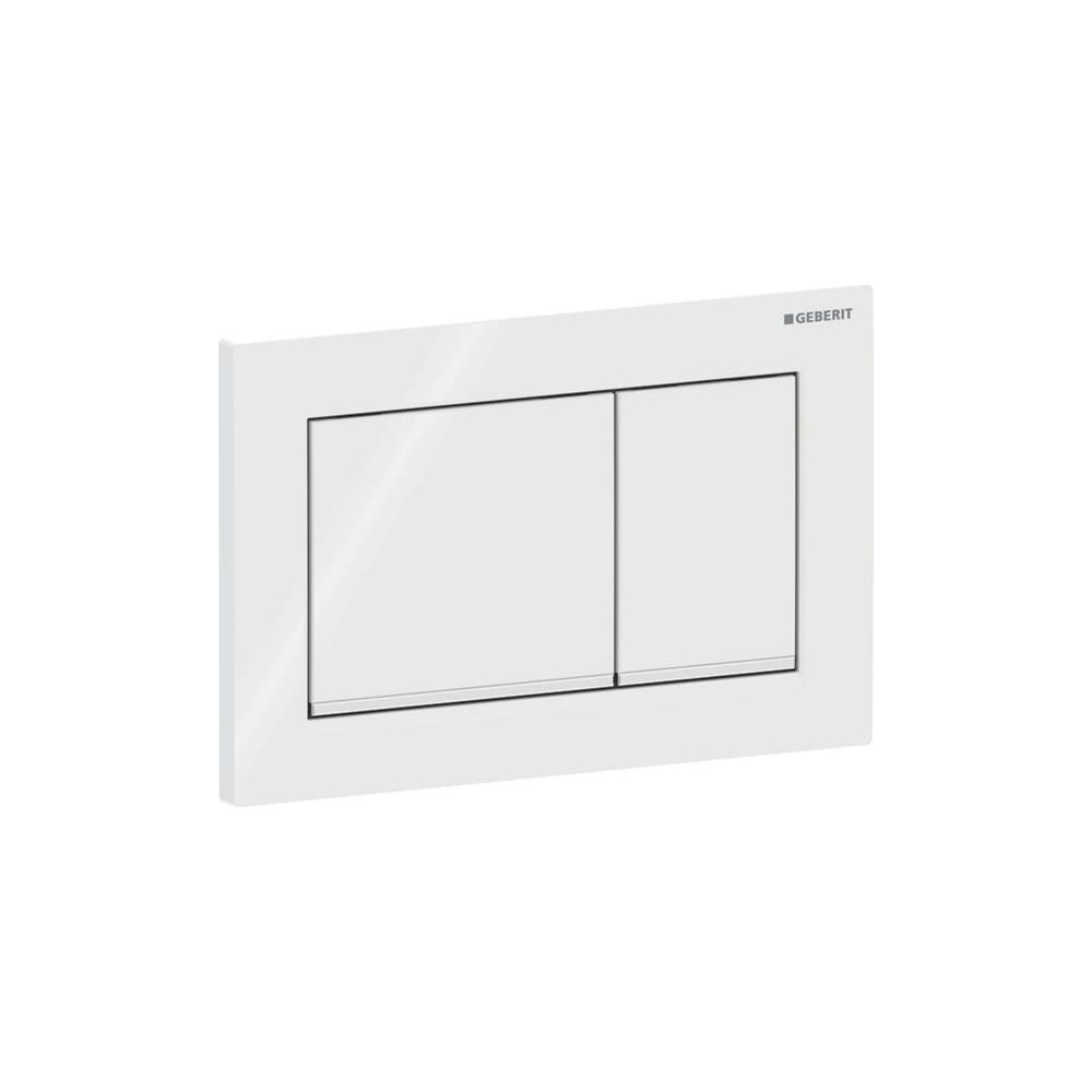 Geberit Betätigungsplatte Omega20, 2-Mengen-Spülung, Kunststoff, Weiß/Chrom... GEBERIT-115080KJ1 4025416301240 (Abb. 5)