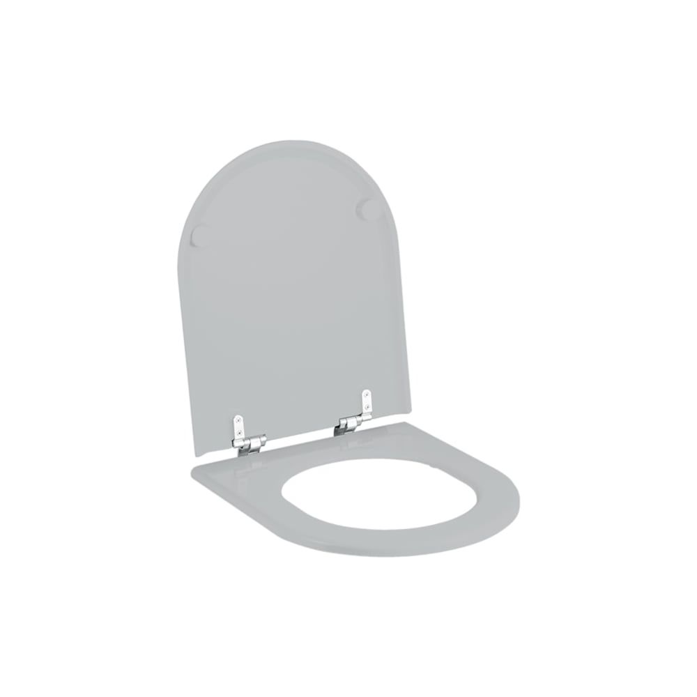 Geberit Courreges WC-Sitz ohne Absenkautomatik, Befestigung vorne, Manhattan/glänzen... GEBERIT-572700010 4022009160321 (Abb. 2)