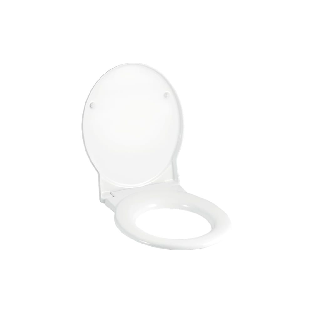 Geberit Joly WC-Sitz ohne Absenkautomatik, Befestigung von oben, Weiß/glänzend... GEBERIT-571010000 4022009290226 (Abb. 2)
