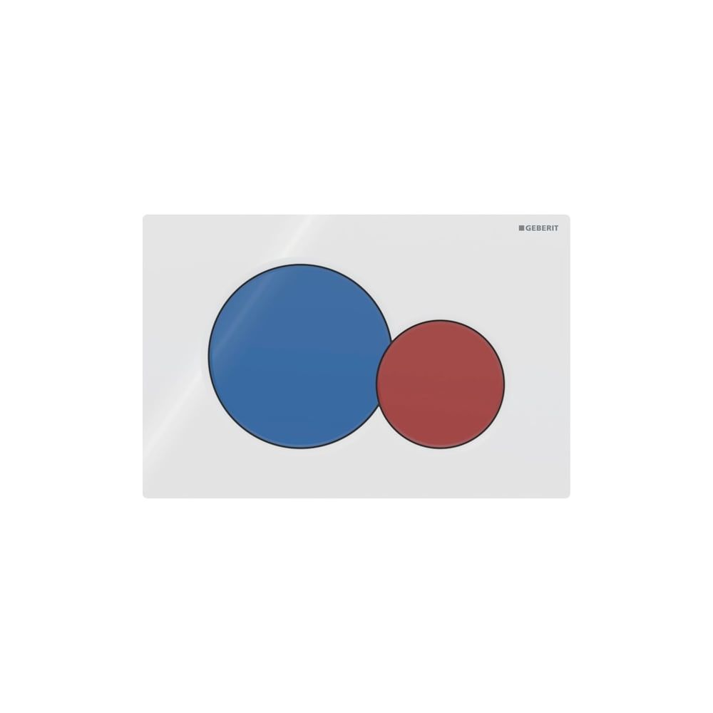 Geberit Sigma 01 Drückerplatte, 2-Mengen-Spülung Weiß, Blau, Rot... GEBERIT-115770LB5 4025416854791 (Abb. 3)