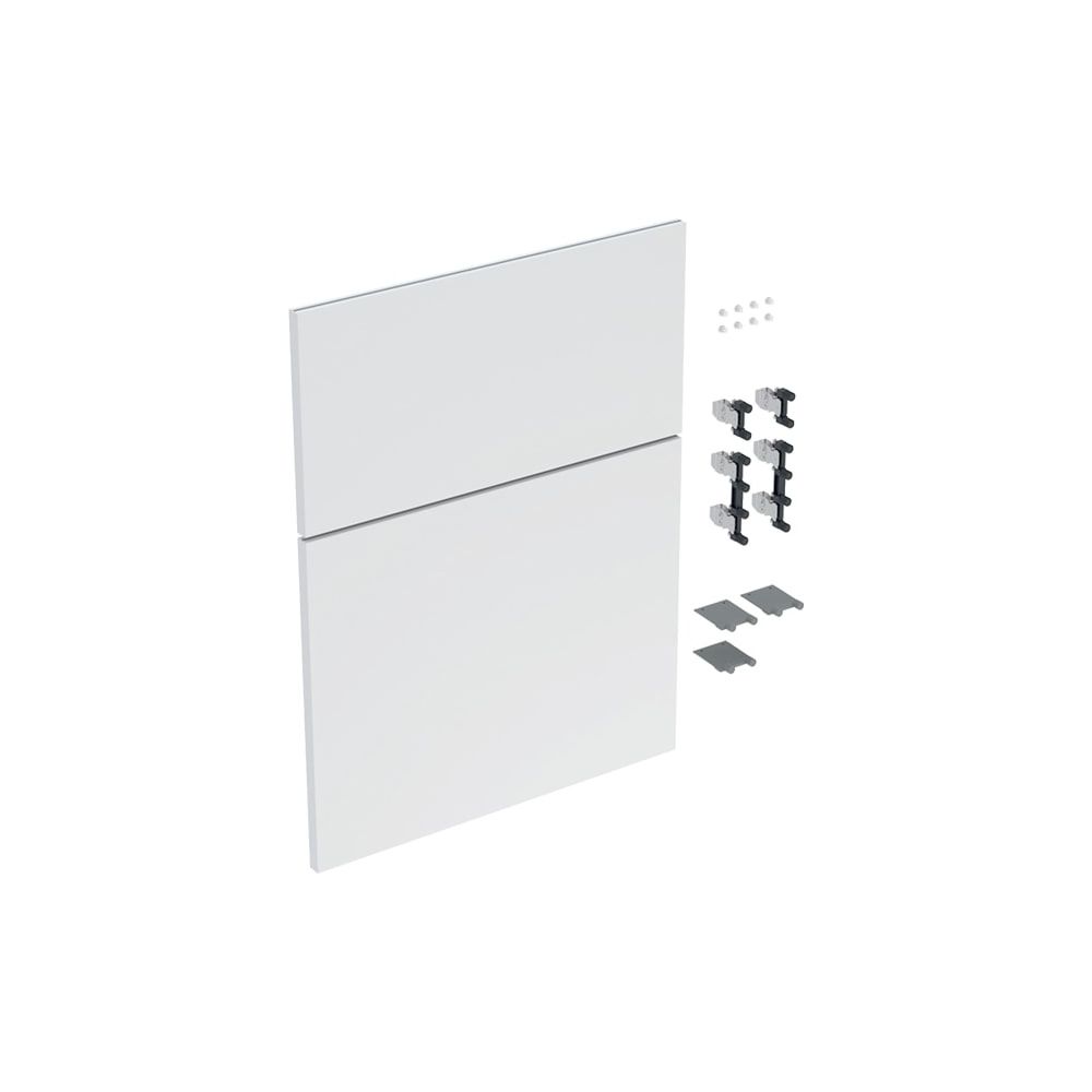 Geberit iCon Set Schubladenfronten für niedrigen Seitenschrank, 2 Schubladen, Breite... GEBERIT-245284001 4025410582409 (Abb. 2)