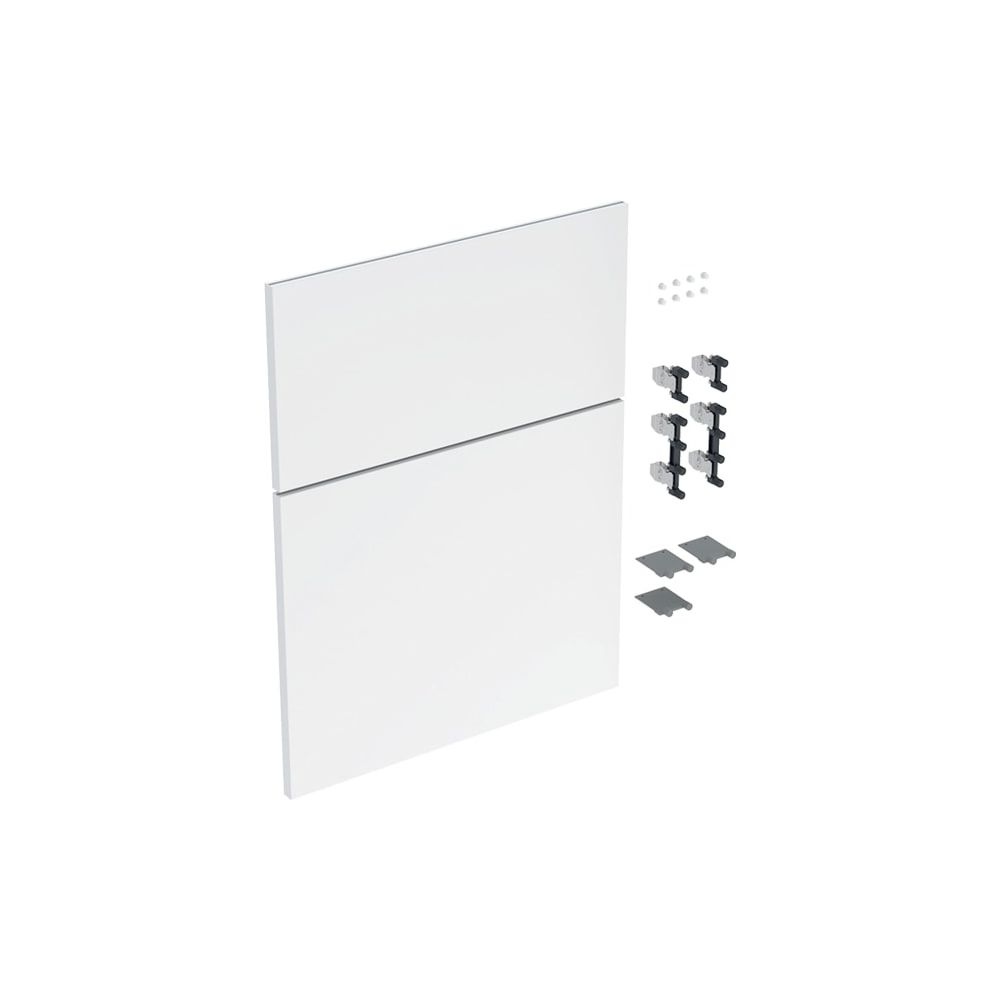 Geberit iCon Set Schubladenfronten für niedrigen Seitenschrank, 2 Schubladen, Breite... GEBERIT-245283001 4025410582393 (Abb. 2)