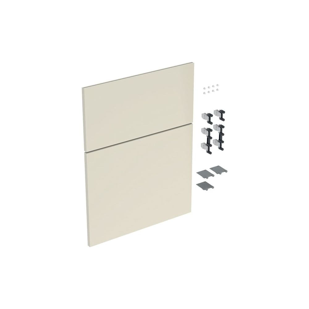 Geberit iCon Set Schubladenfronten für niedrigen Seitenschrank, 2 Schubladen, Breite... GEBERIT-245286001 4025410582423 (Abb. 2)