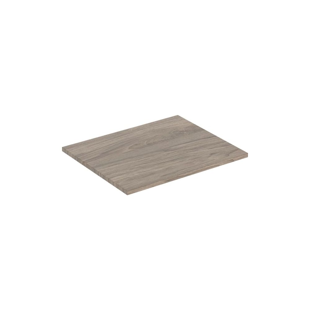 Geberit iCon Einlegeboden für Seitenelement Tiefe 24,6cm, Nussbaum hickory Melamin H... GEBERIT-245305001 4025410582614 (Abb. 2)