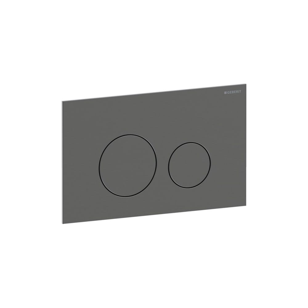 Geberit Sigma40 Betätigungsplatte, rund, 2-Mengen-Spülung Platte, Taste Schwarzchrom... GEBERIT-115628QD1 4064746006760 (Abb. 2)