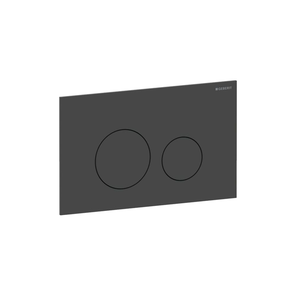 Geberit Sigma40 Betätigungsplatte, rund, 2-Mengen-Spülung Platte, Taste Schwarz matt... GEBERIT-115628141 4064746006722 (Abb. 2)