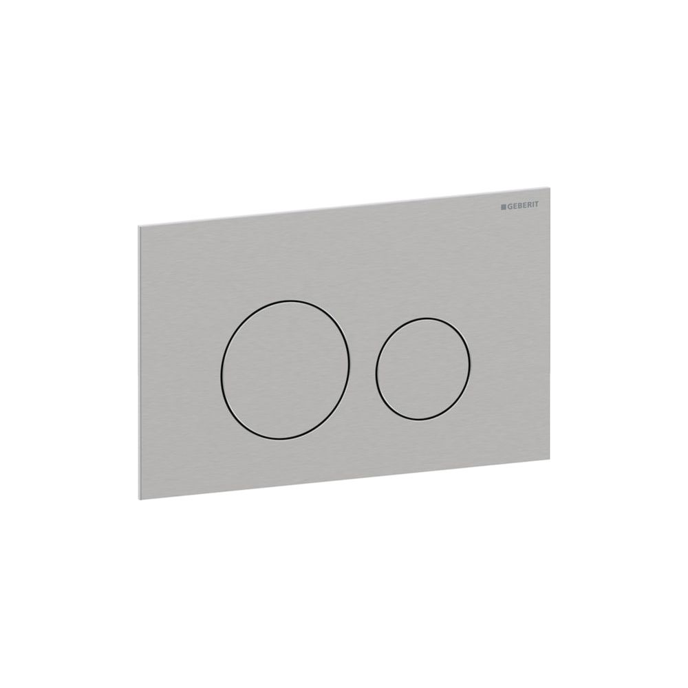 Geberit Sigma40 Betätigungsplatte, rund, 2-Mengen-Spülung Platte, Taste gebürstet, E... GEBERIT-115628FW1 4064746006685 (Abb. 2)
