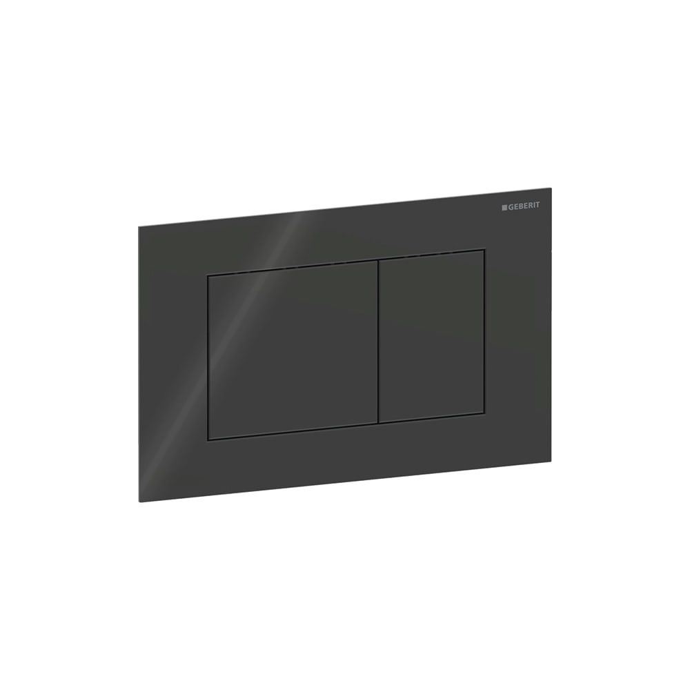 Geberit Sigma40 Betätigungsplatte, eckig, 2-Mengen-Spülung Platte, Taste Schwarz, Gl... GEBERIT-115629SJ1 4064746007026 (Abb. 2)