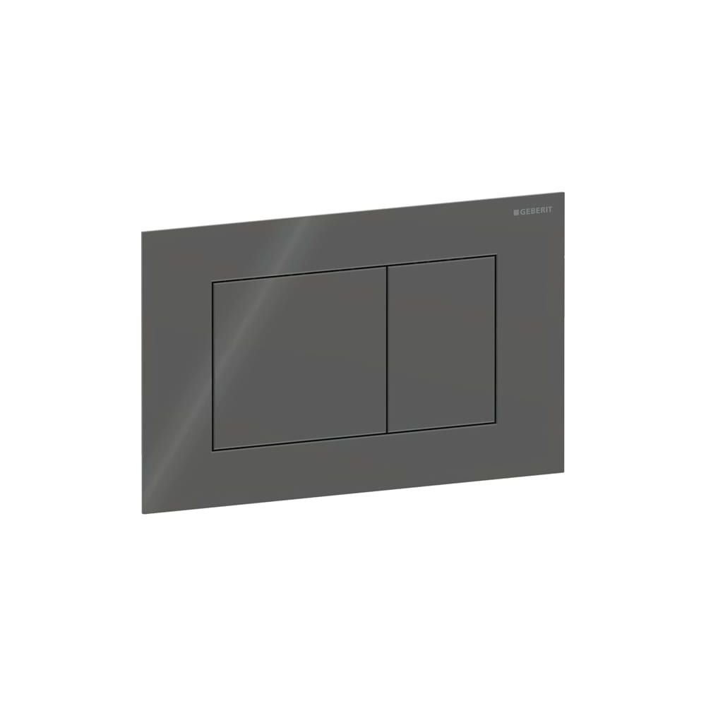 Geberit Sigma40 Betätigungsplatte, eckig, 2-Mengen-Spülung Platte, Taste Lava, Glas ... GEBERIT-115629JK1 4064746007040 (Abb. 2)