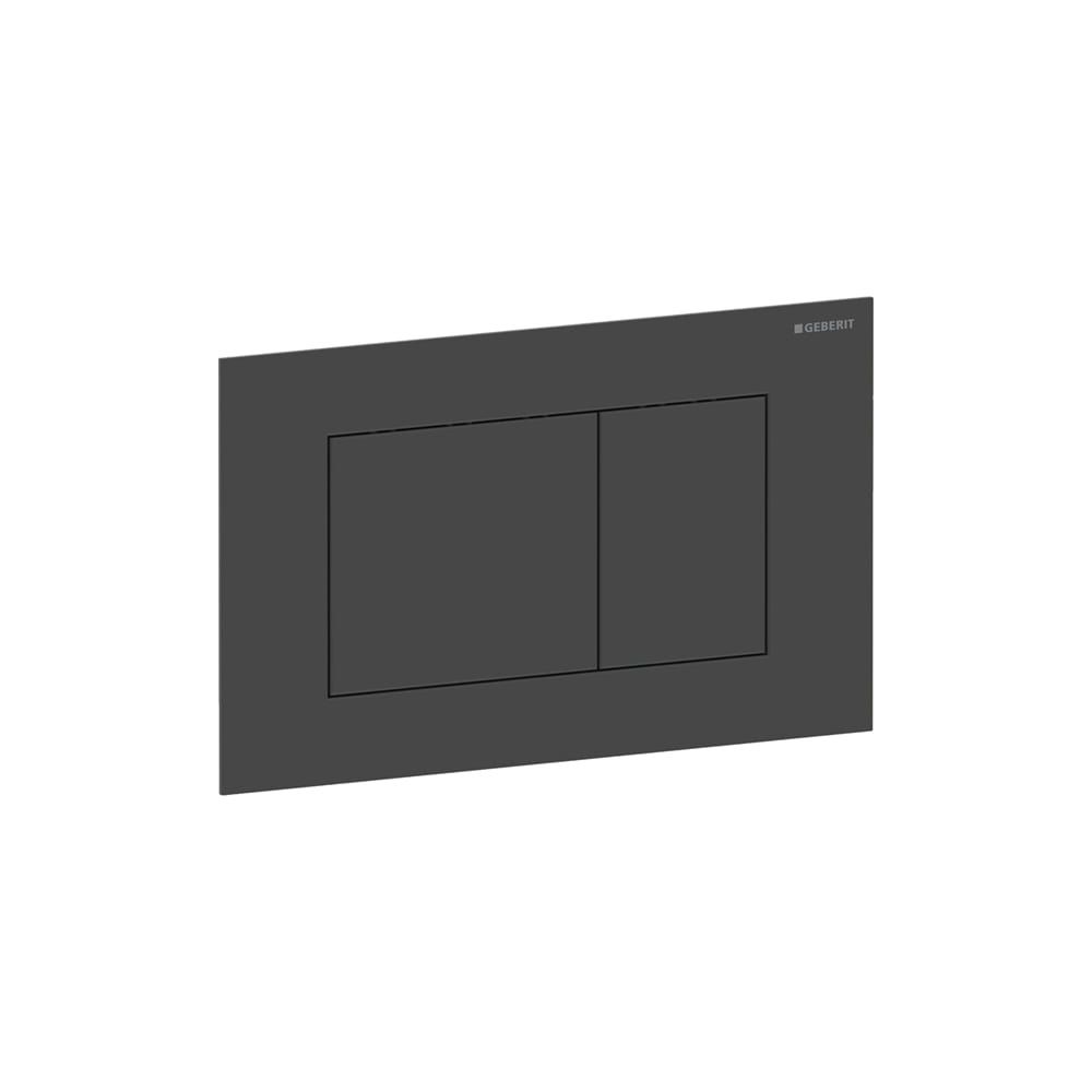 Geberit Sigma40 Betätigungsplatte, eckig, 2-Mengen-Spülung Platte, Taste Schwarz mat... GEBERIT-115629141 4064746006920 (Abb. 2)