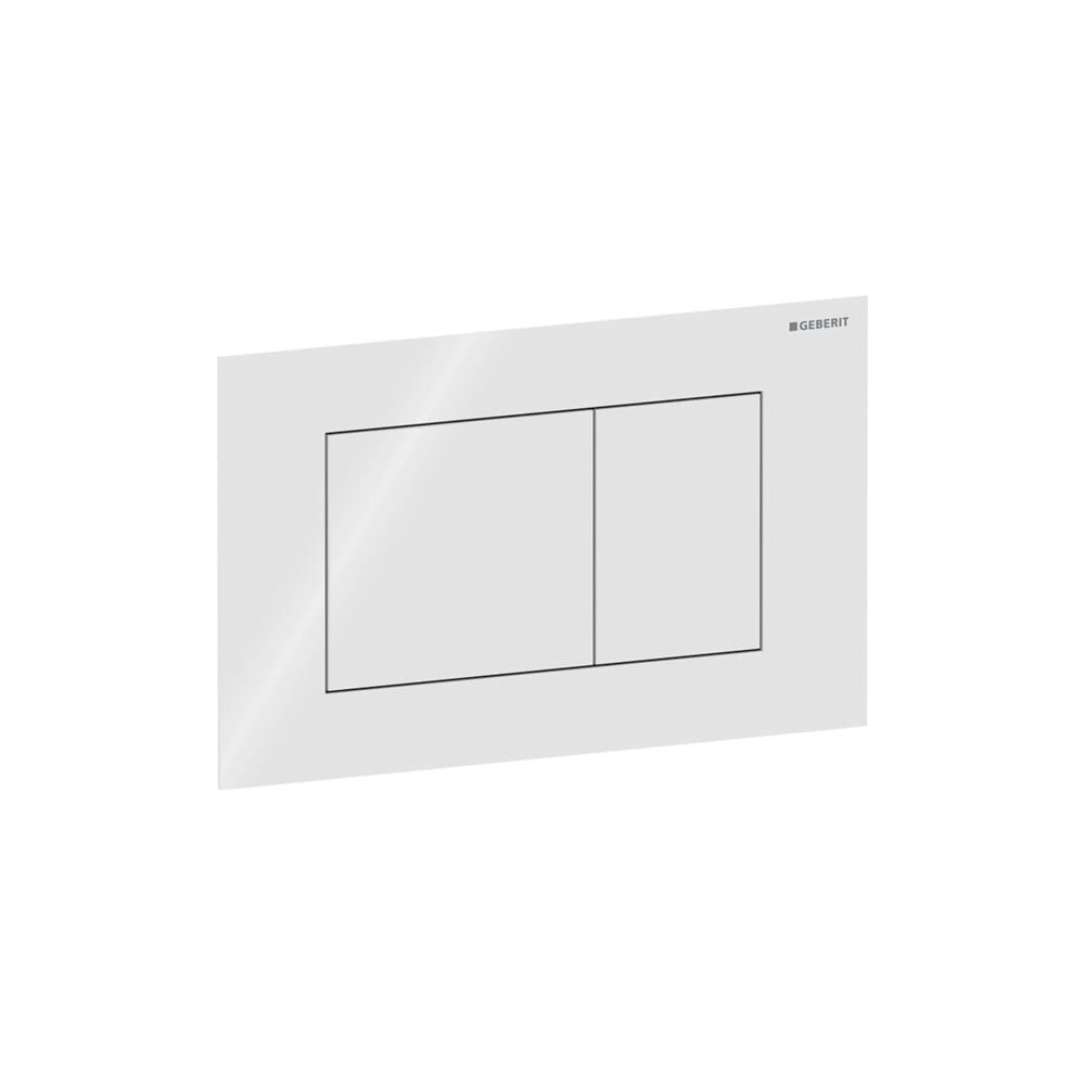 Geberit Sigma40 Betätigungsplatte, eckig, 2-Mengen-Spülung Platte, Taste Weiß, Glas ... GEBERIT-115629SI1 4064746007002 (Abb. 3)
