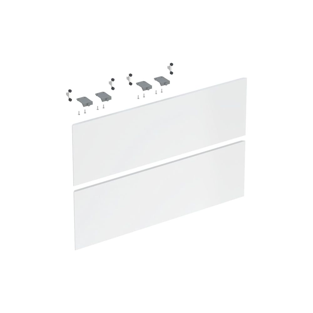 Set Schubladenfronten für ONE Unterschrank für Waschtisch, verkürzte Ausladung B 75c... GEBERIT-244563011 4025410768940 (Abb. 2)