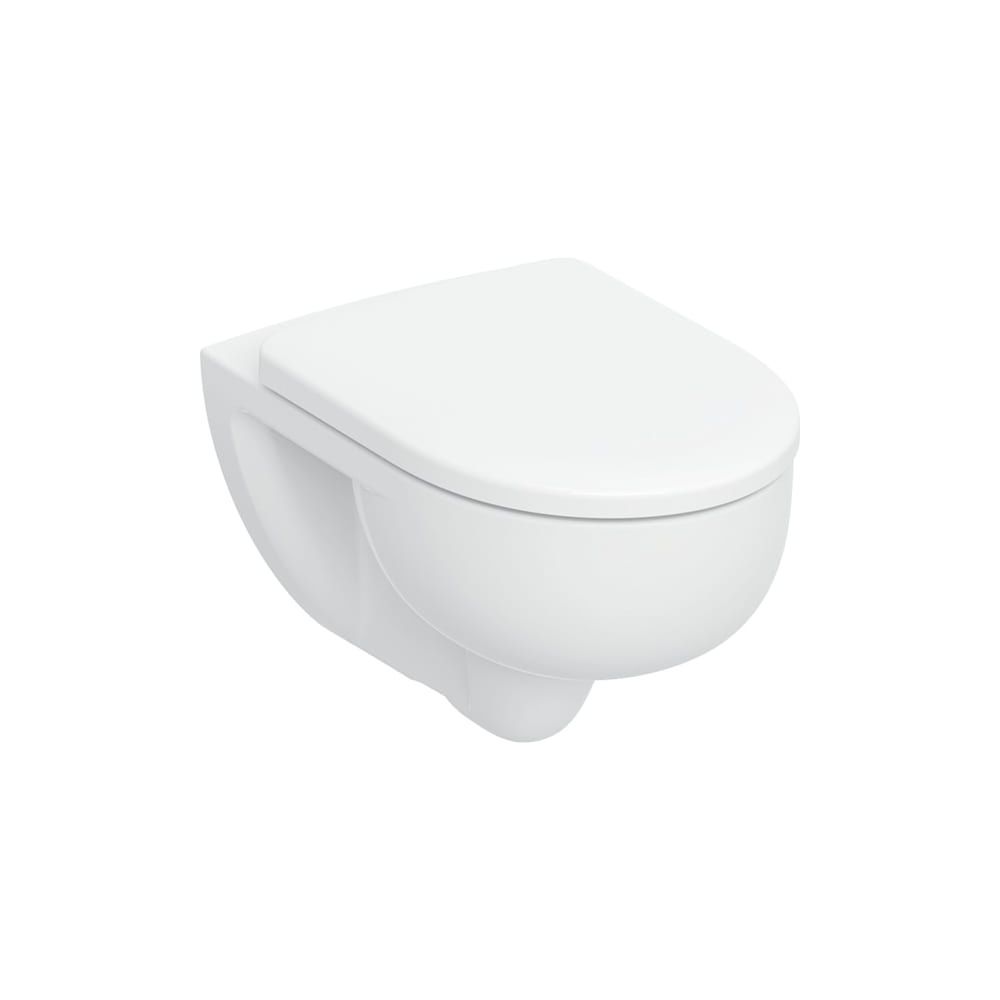 Geberit Renova Set Wand-WC Tiefspüler TurboFlush mit WC-Sitz T 54cm Absenkautomatik ... GEBERIT-503062001 4064746026096 (Abb. 1)