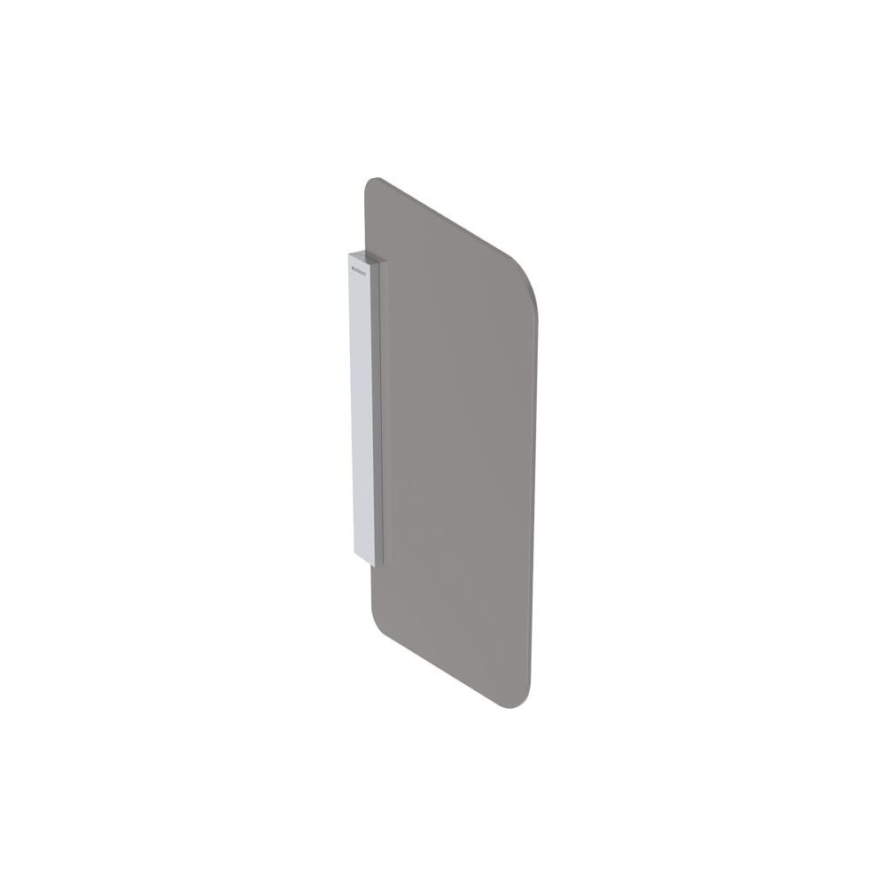 Geberit Urinaltrennwand Glas Halterung Aluminium gebürstet, Glas Umbra, satiniert... GEBERIT-115211TF1 4025416545774 (Abb. 3)